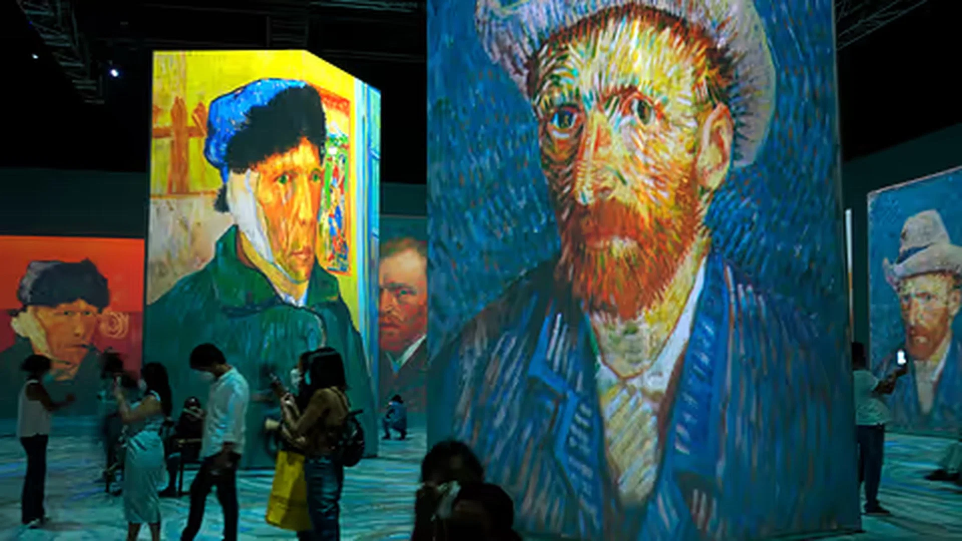Van Gogh porträtt i helfigur - Hans liv och hans konst