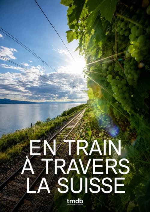 En train à travers la Suisse
