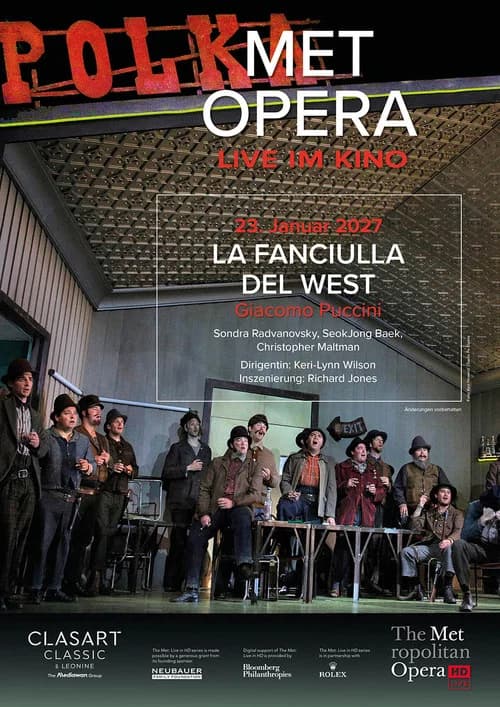The Metropolitan Opera 2026/27: La Fanciulla del West