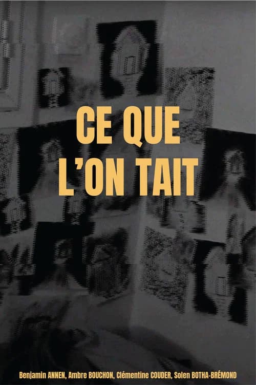 CE QUE L'ON TAIT