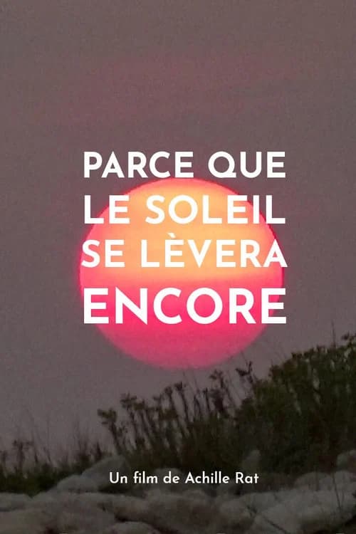 Parce que le soleil se lèvera encore