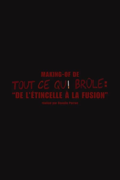 De l'étincelle à la fusion (Making-of "Tout ce qui brûle")