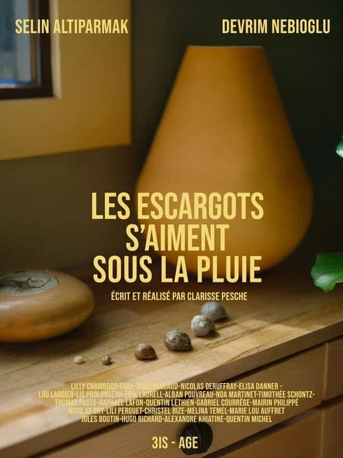 Les escargots s'aiment sous la pluie