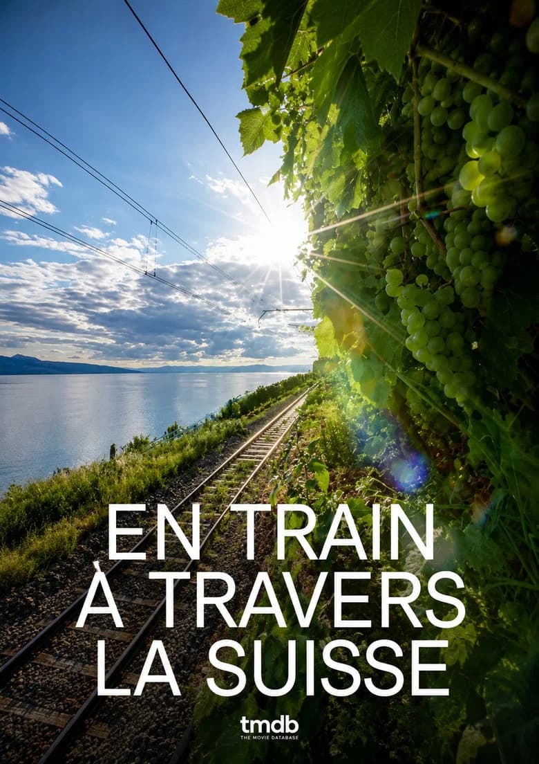 En train à travers la Suisse