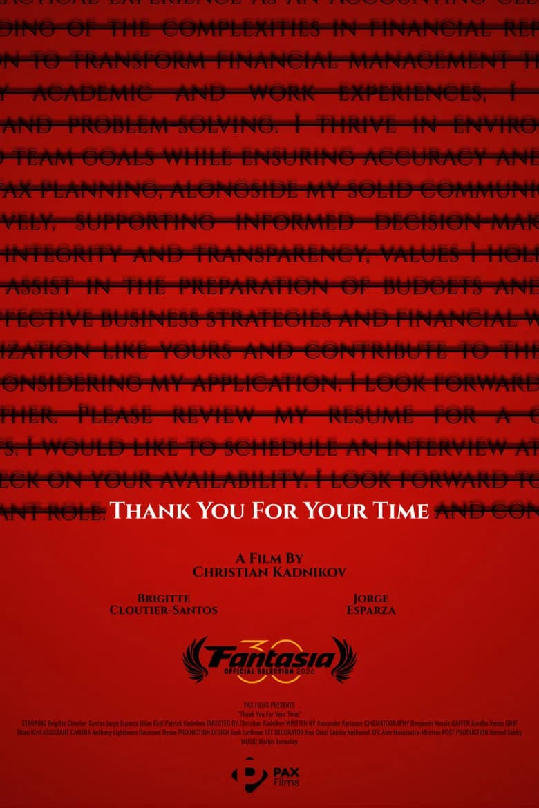 Thank You For Your Time