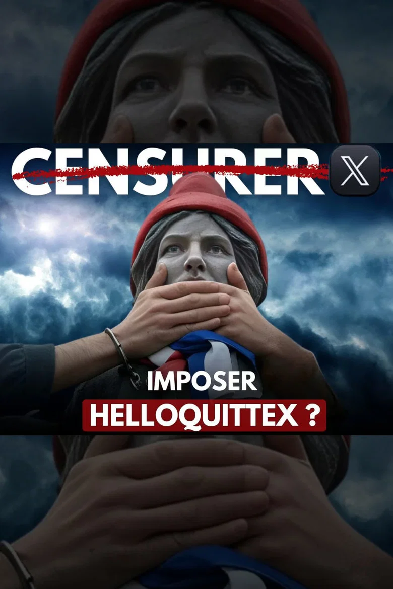 Censurer X, imposer HelloQuitteX?