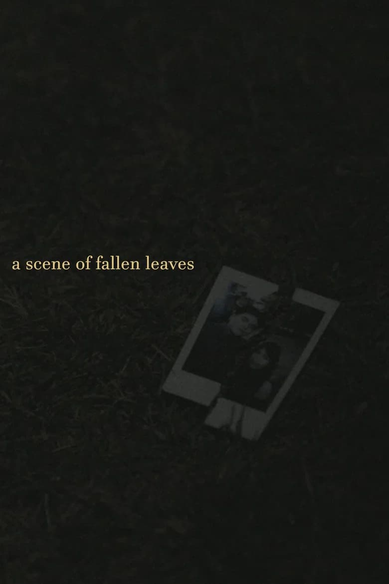 a scene of fallen leaves