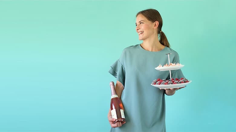 Festligare fika med Andréa
