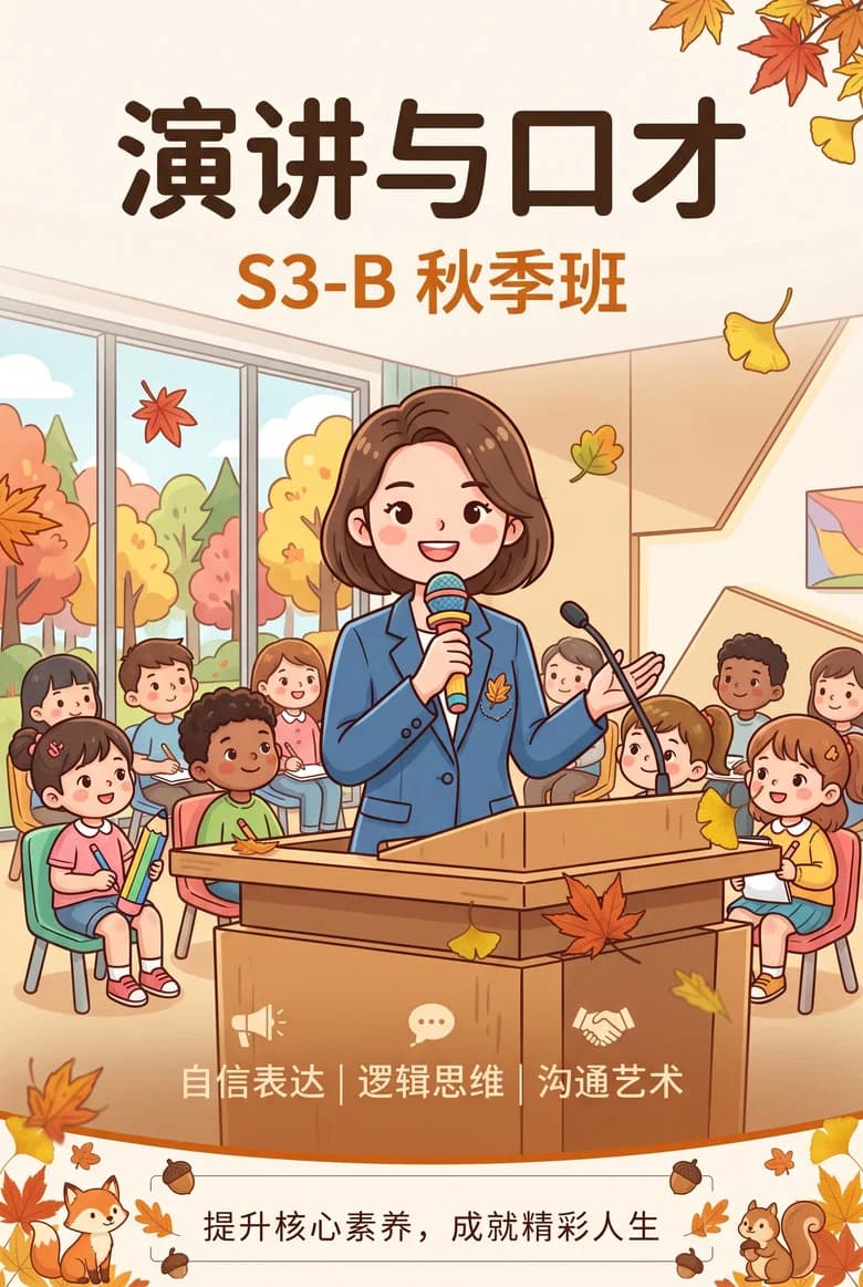 演讲与口才 S3-B秋季班