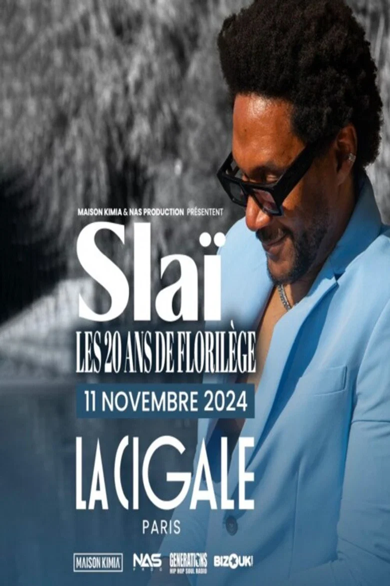 Slaï - Les 20 ans de « Florilège » à La Cigale