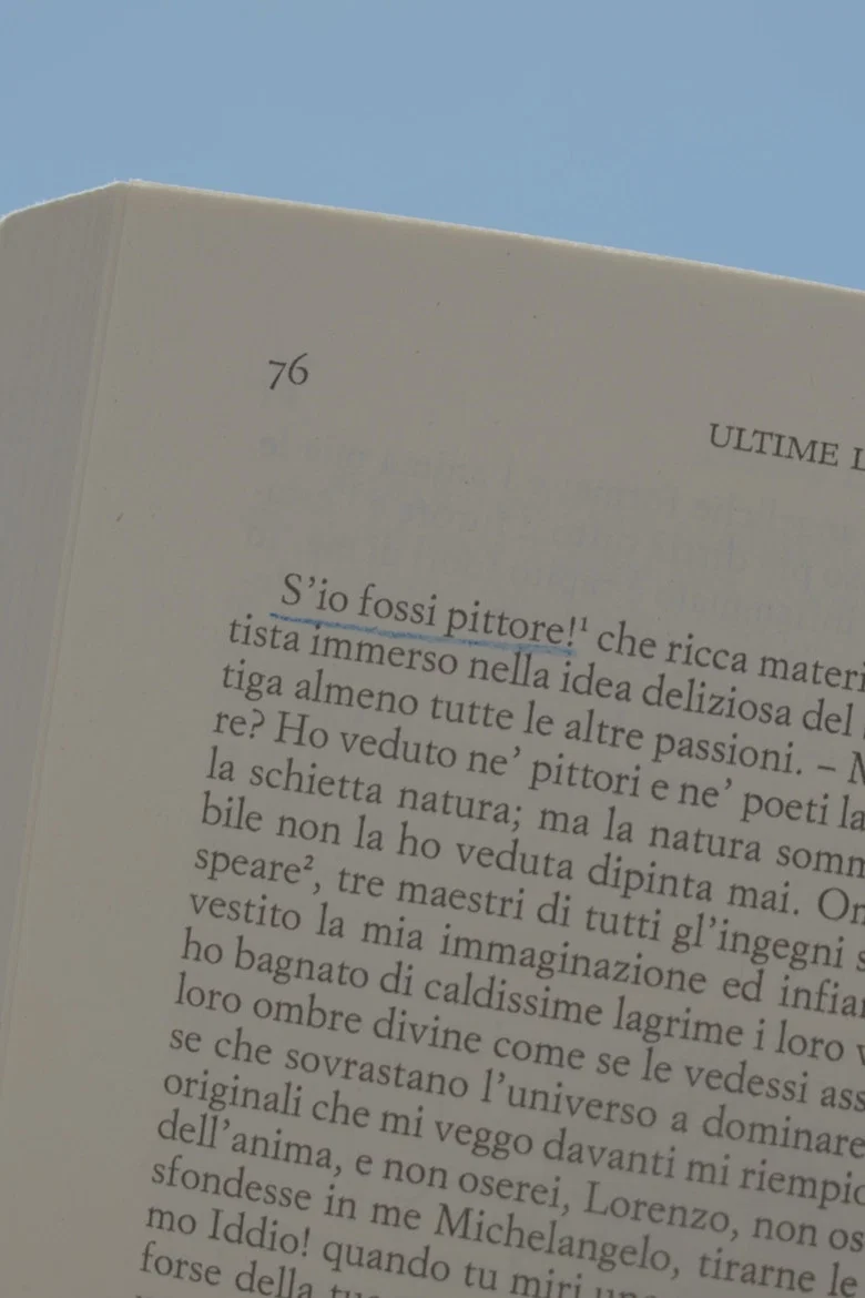 S'io fossi pittore!
