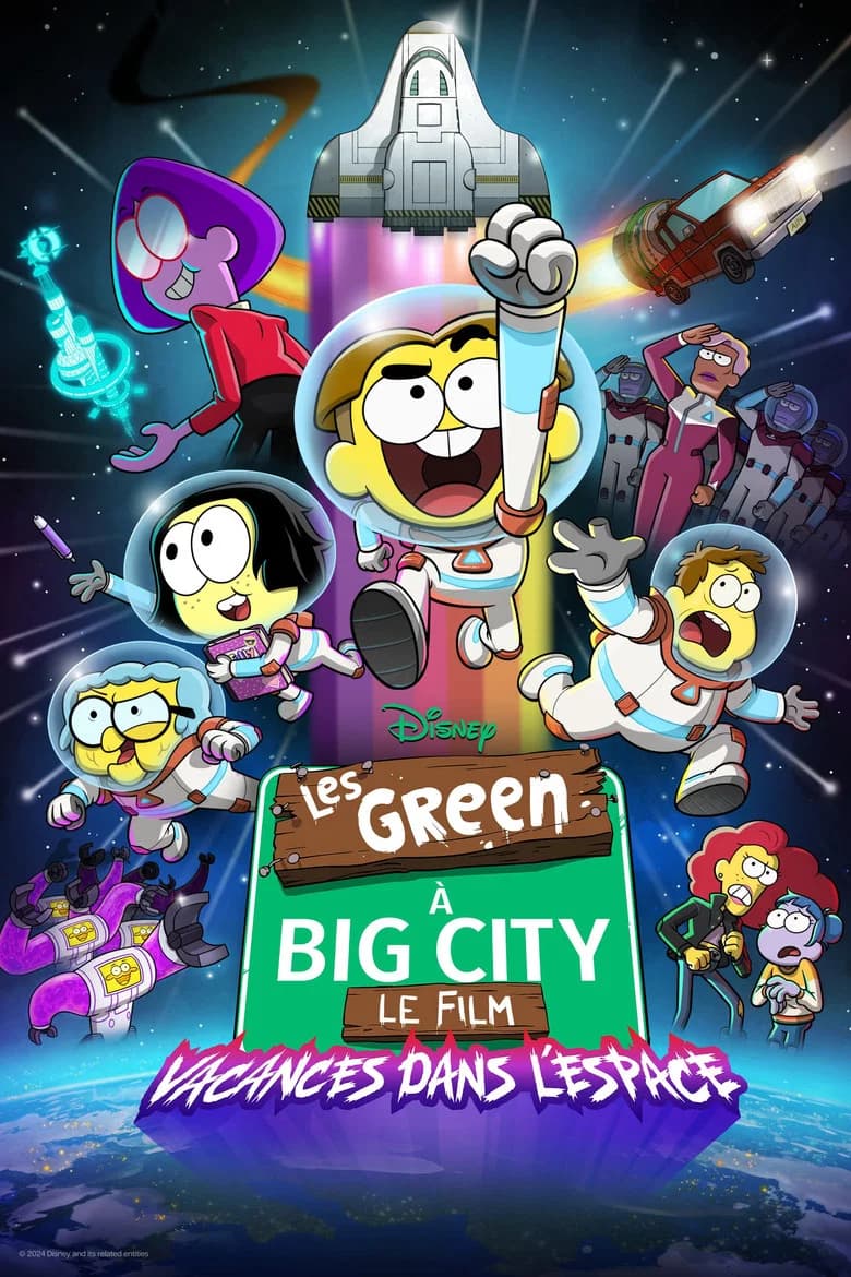 Les Green à Big City, le film : Vacances dans l'espace