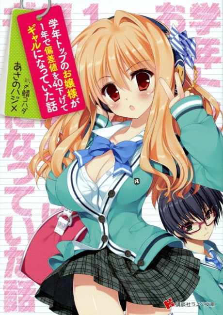 Gakunen Top no Ojousama ga 1-nen de Hensachi wo 40 Sagete Gal ni Natteita Hanashi