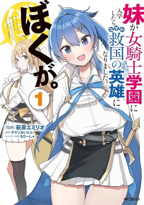 Imouto ga Onna Kishi Gakuen ni Nyuugaku Shitara Nazeka Kyuukoku no Eiyuu ni Narimashita. Boku ga.
