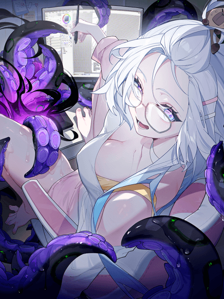 After Turning into C-Type Tentacle Monsters, They Became Even Crazier