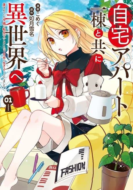 Jitaku Apaato Ittou to Tomoni Isekai e Sagesumarete Ita Reijou ni Tensei ( ? ) Shimashitaga, Jiyuu ni Ikiru Koto ni Shimashita