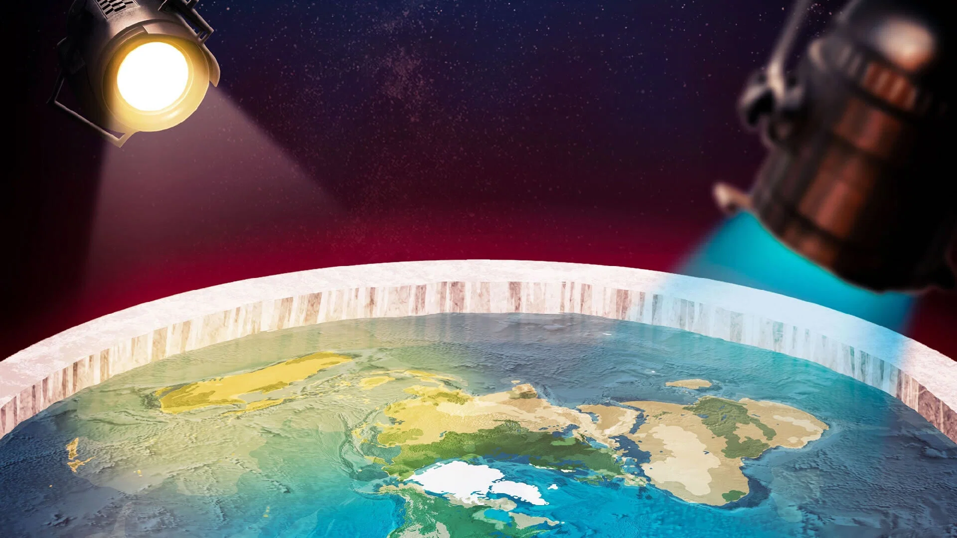 Couverture de La Terre à plat