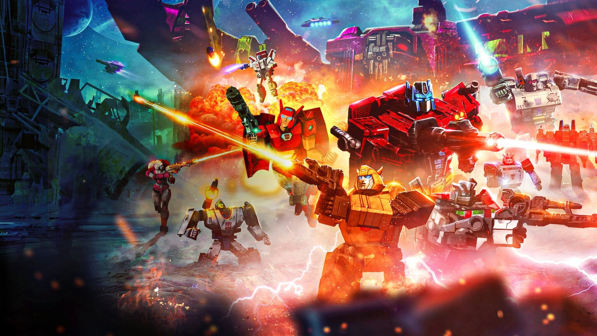 Couverture de Transformers : La Guerre pour Cybertron - Le lever de Terre