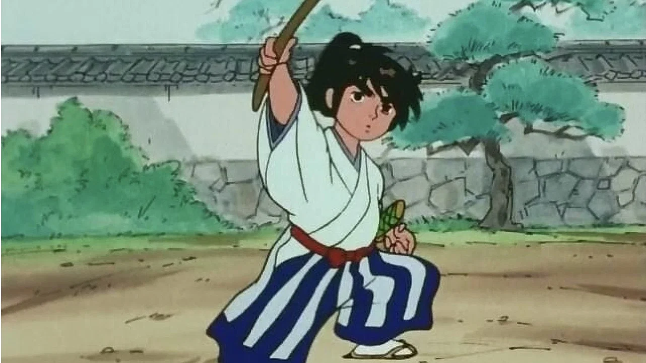 Couverture de The Stubborn Samurai Boy
