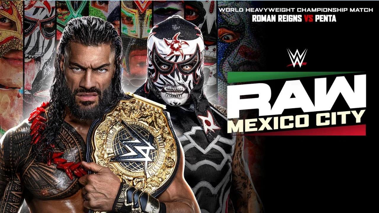 Couverture de WWE Monday Night Raw in Mexico City special