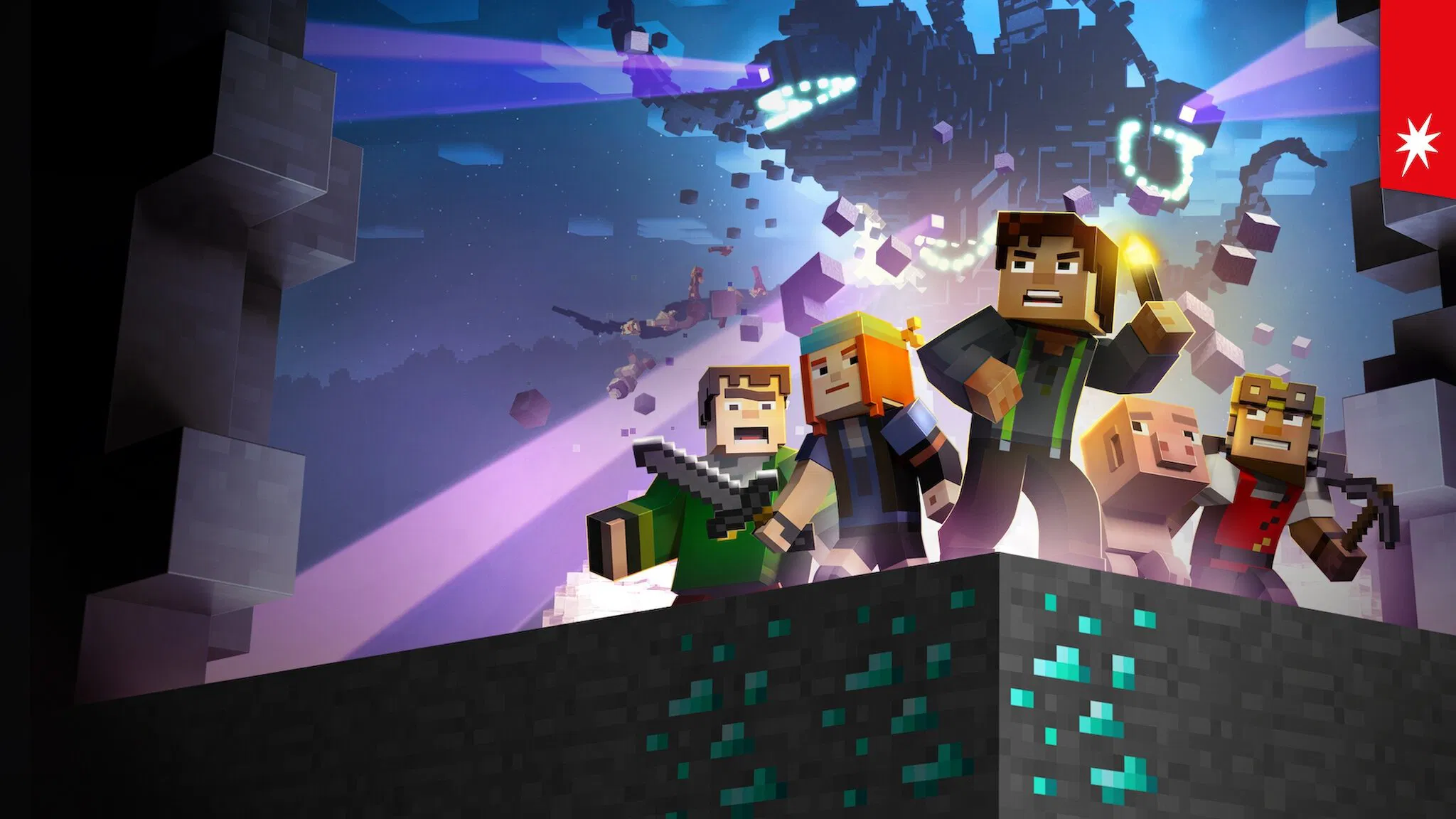 Couverture de Minecraft : Mode histoire