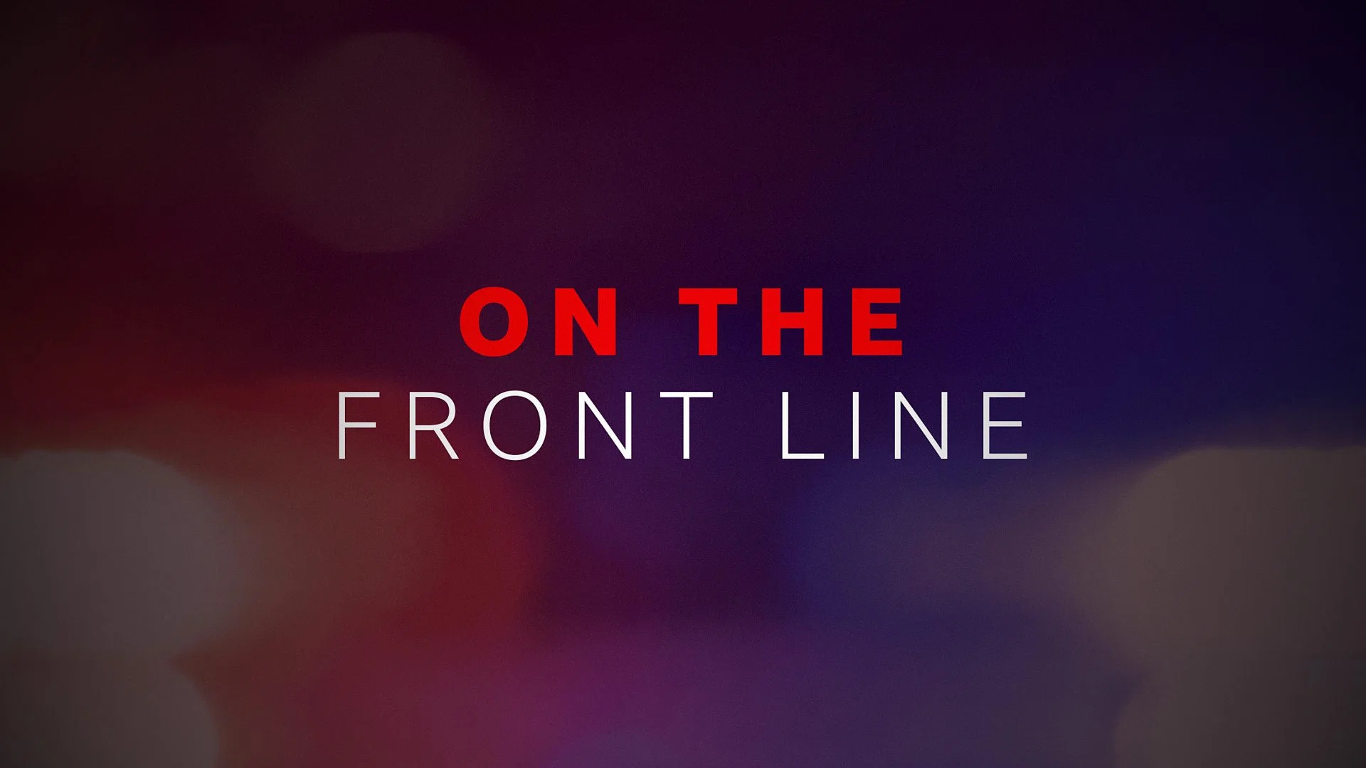 Couverture de On The Front Line