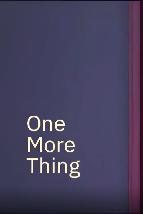One More Thing